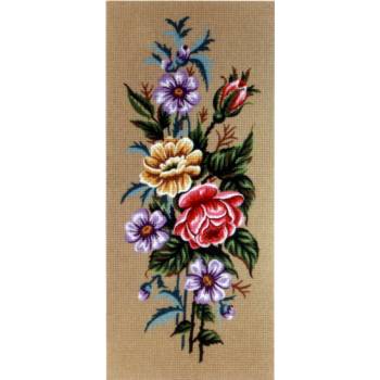 Πίνακας Κεντήματος ''Λουλούδια" διάσταση 55 x 22 cm 18.621 Gobelin-Diamant